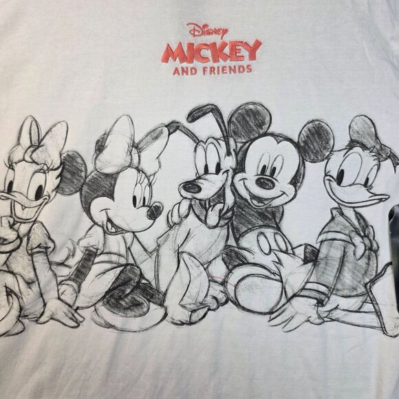 Disney Womens Mickey Mouse and Friends XS Short Sleeve Graphic Tee - Picture 3 of 7